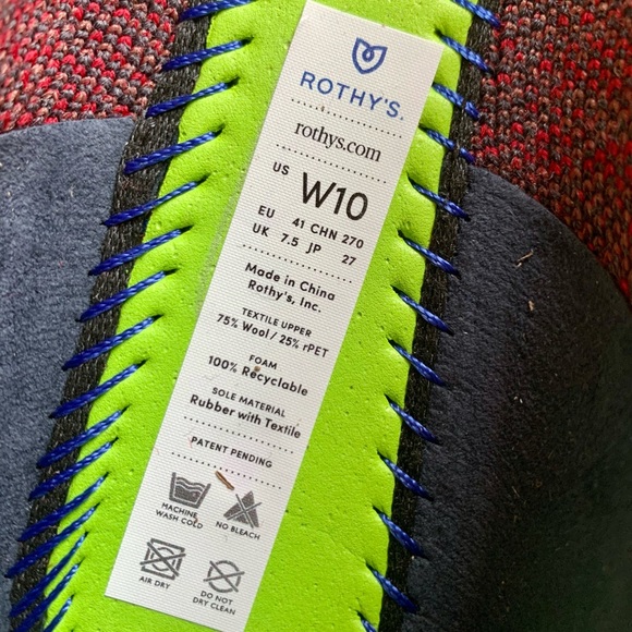 ❌SOLD❌ NEW Rothy’s Merino Bordeaux Flats Online Exclusive - Picture 8 of 9